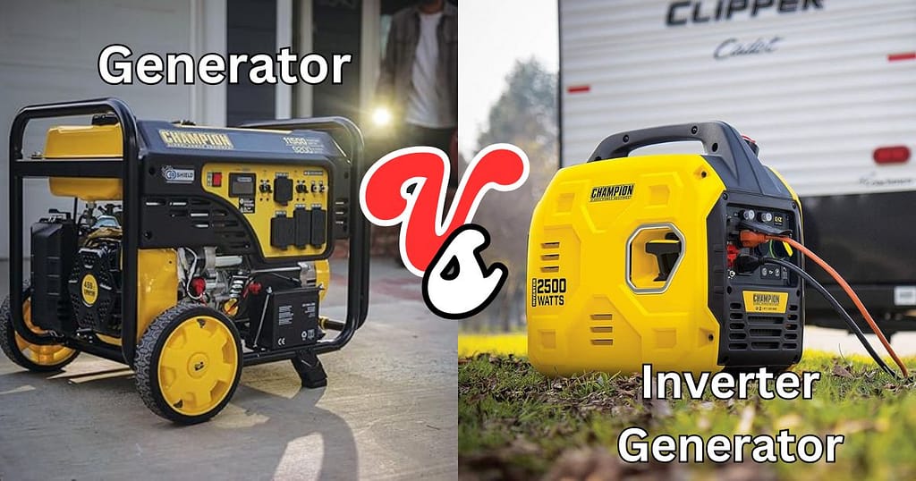 GENERATOR VS INVERTER GENERATOR