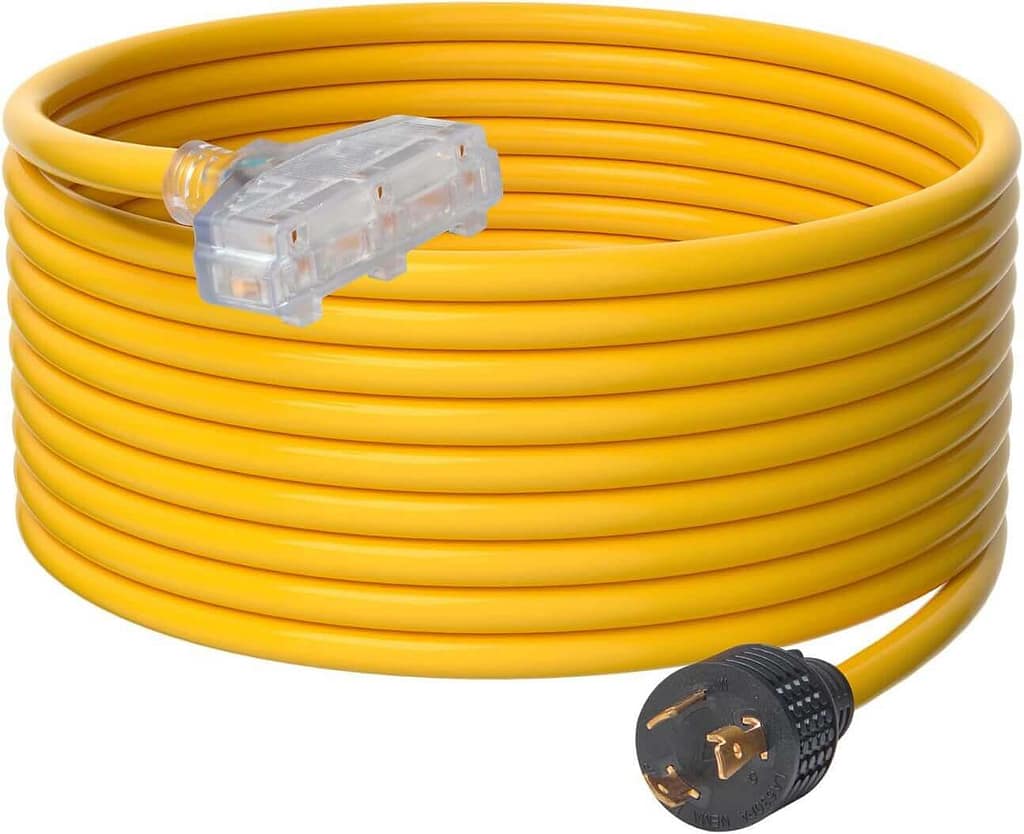 VEVOR LA530PALA052E 30-Amp Generator Extension Cord