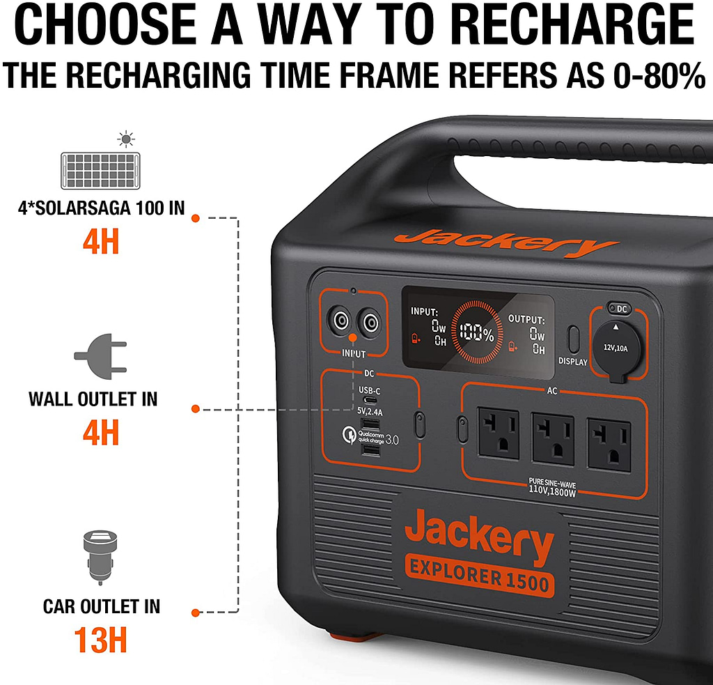 jackery 1500 solar generator