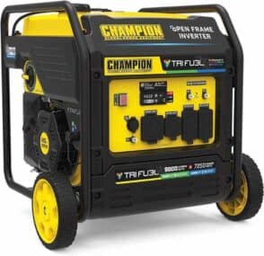Champion 201176 9000-Watt Tri-Fuel Inverter Generator 