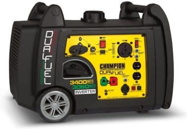 Champion 3400-Watt Dual Fuel Portable Inverter Generator - Best for RV
