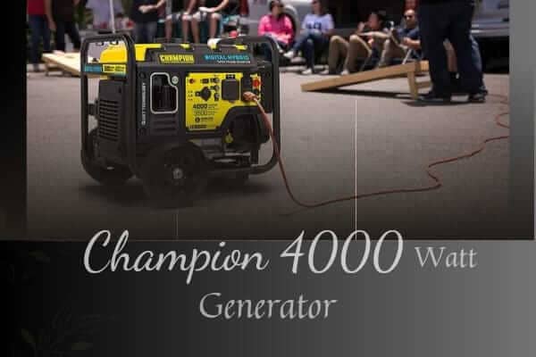 Champion 4000 Watt generator 