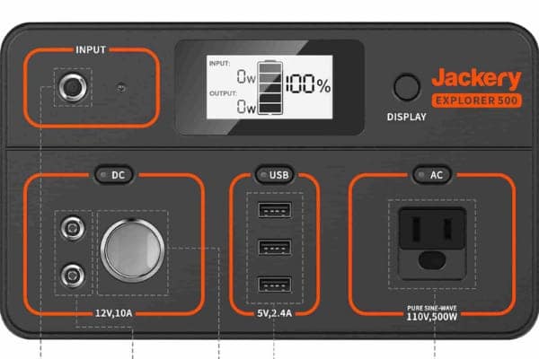 Jackery Explorer 500 power station