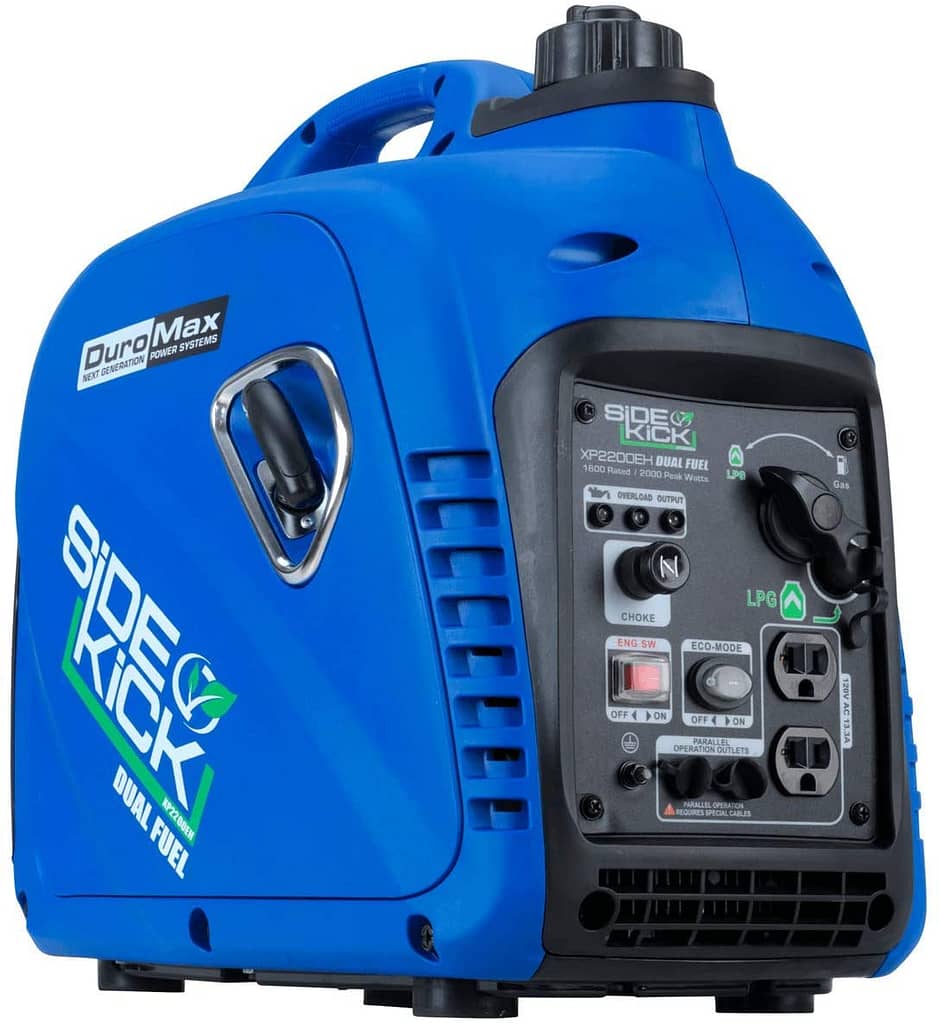 Duromax XP2200EH 2200 watts Dual Fuel Portable Inverter Generator