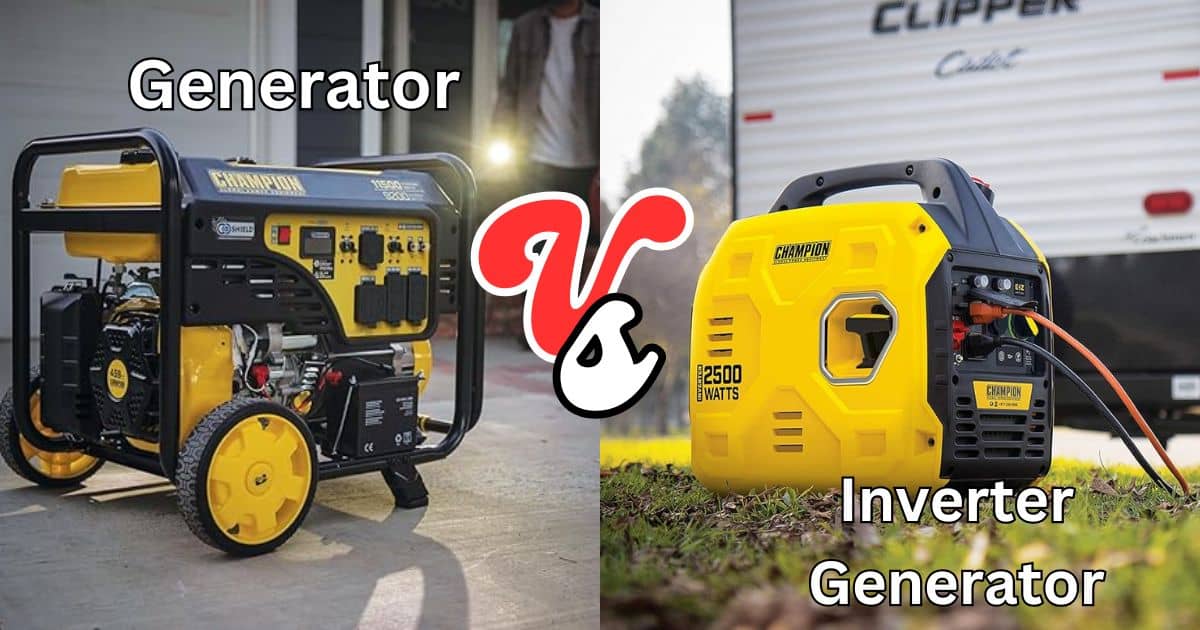 Generator Vs Inverter Generator - What are the Differences?