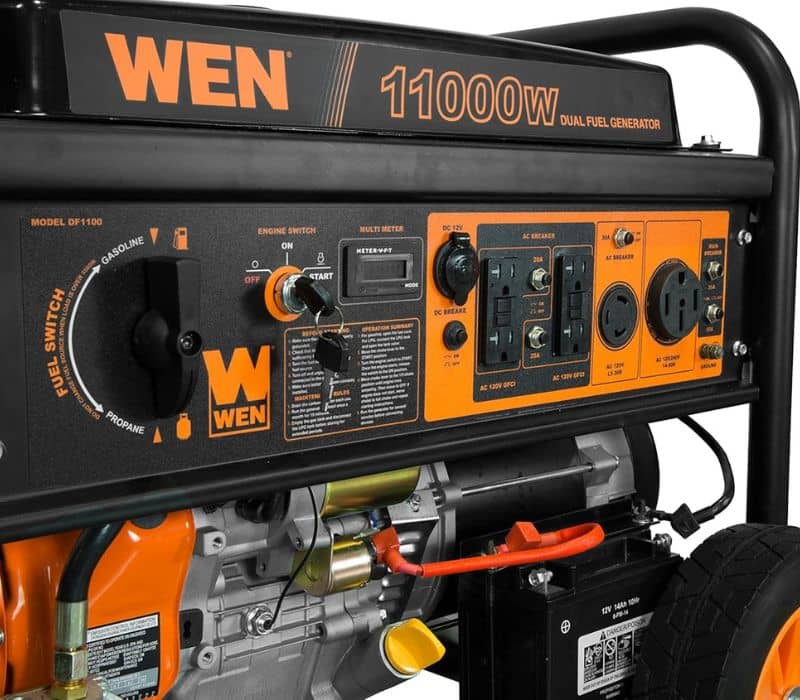 WEN 11000 Watt Generator Control Panel 