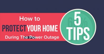how to protect your home during the power outage