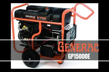 generac gp15000e generator