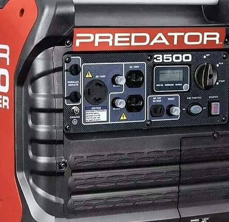 predator 3500 generator control panel