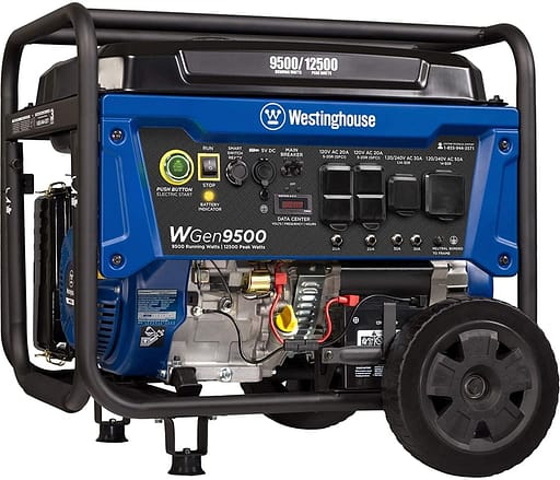 westinghouse wgen9500 heavy duty portable generator