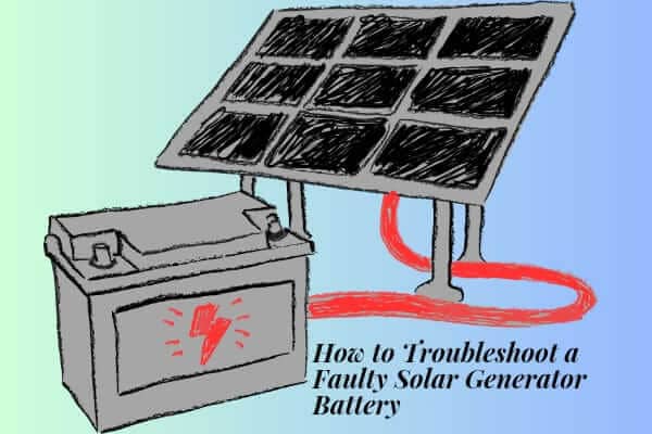 How to Troubleshoot a Faulty Solar Generator Battery