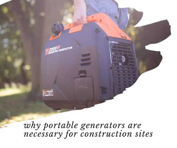 Why are Portable Generators Essential for Construction Sites