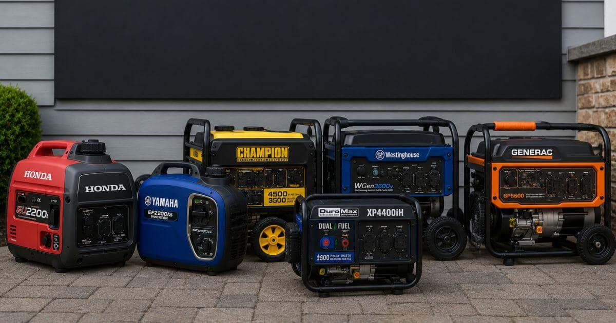 Portable Generator Lifespan by Brand